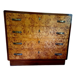 Vintage Italian Chest of Drawers in Birch from Atelier Borsani Varedo, 1936 For Sale