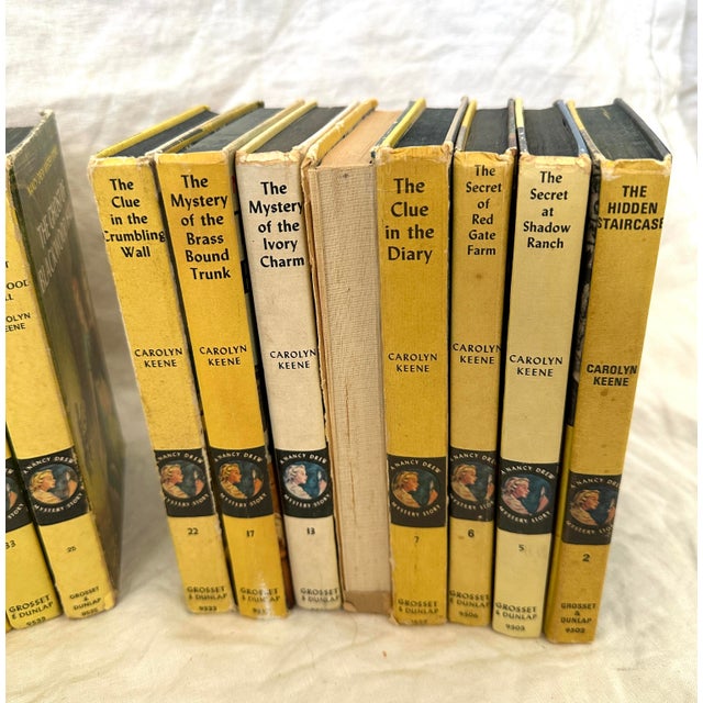 Vintage Nancy Drew Book Collection S/23 For Sale - Image 4 of 8