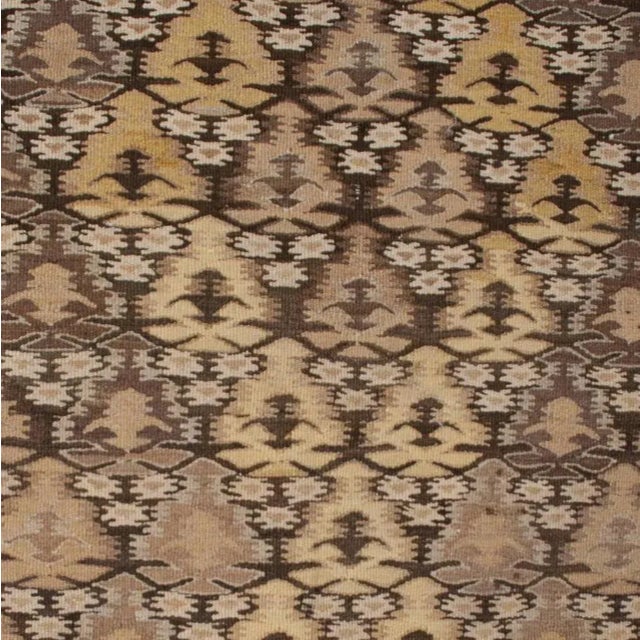 Tribal Early 20th Century Qazvi Kilim Runner For Sale - Image 3 of 5