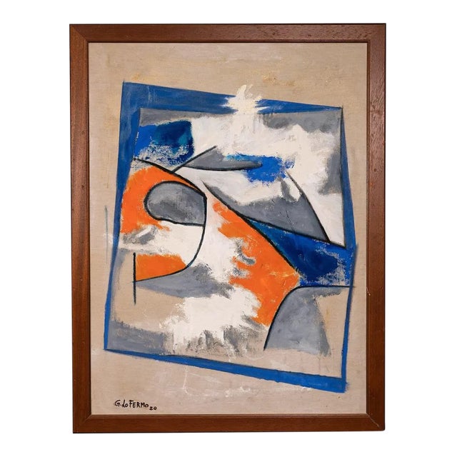 Giorgio Lo Fermo, Geometrical Composition, Oil Paint, 2010 For Sale