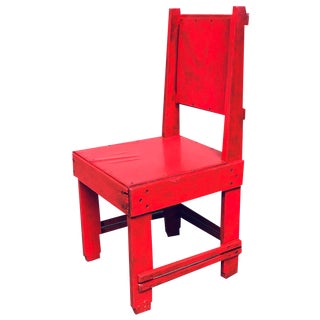 De Stijl Movement Design Red Chair attributed to Jan Wils, Netherlands, 1920s For Sale