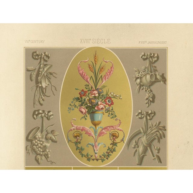 Rococo Launay after Albert Racinet, XCIX of L’Ornement Polychrome, 1869, Paper For Sale - Image 3 of 10