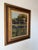 Striking vintage Abstract Expressionist landscape oil painting featuring bold texture, layered impasto surfaces, and...