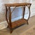 Rustic Vintage Rattan and Bamboo Console Table With Curved Legs For Sale - Image 3 of 10