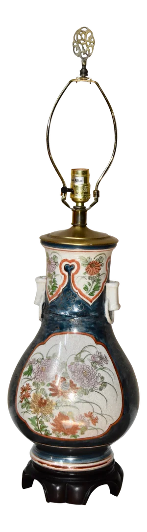 Mid-Century Ethan Allen Chinoiserie Table Lamp