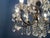 Metal Vintage Bronze Crystal Chandelier 15 Lights, 1950s For Sale - Image 7 of 13