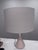 2020s Blu Dot Flask Table Lamp in Solid Whitewashed Ash With Linen Shade – Modernist Lighting For Sale - Image 5 of 5