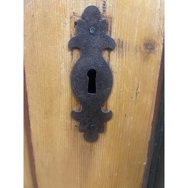Antique Scandinavian Painted Pine Cupboard Armoire For Sale In New York - Image 6 of 11
