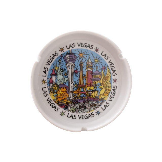 Ceramic Las Vegas Ashtrays, a Pair For Sale In Tampa - Image 6 of 6