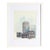Watercolor Cityscape Painting by Bill Abel For Sale