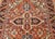 Vintage Persian Heriz Serapi Rug, Hand-Knotted Wool, Geometric Pattern, Brick-Red & Ivory, 4x4 For Sale - Image 16 of 18