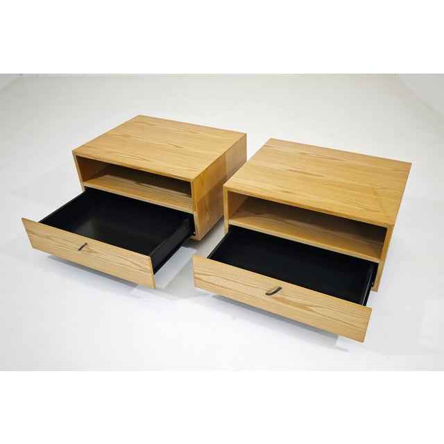 Wooden Bedside Tables by Saporiti Italia, 1980, Set of 2 For Sale - Image 12 of 18