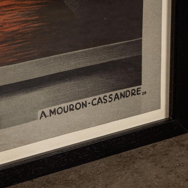 French LMS Best Way Poster by Henri Mouron Adagp, Paris, 1928 For Sale - Image 15 of 16