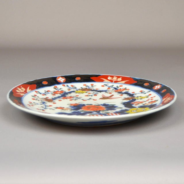 Antique Japanese Imari Plate For Sale - Image 5 of 8