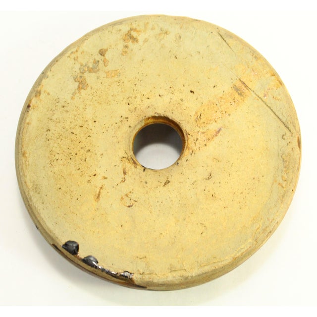 19th C. Southern Pottery Crock Butter Churn, Alkaline Glaze, Alabama For Sale - Image 17 of 18