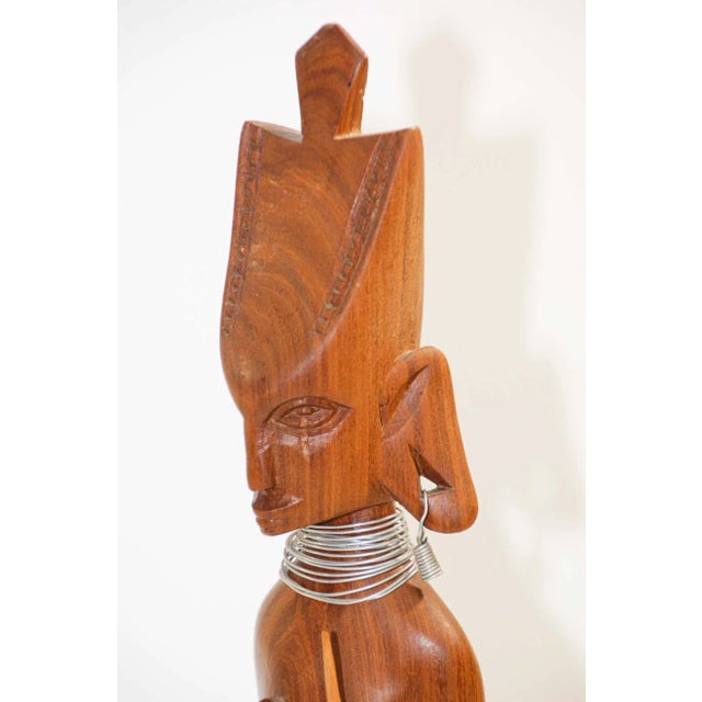 African Kenyan Tribal Hand Carved Sculpture For Sale - Image 11 of 13