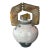 Large Vintage Gerald & Kelly Hong Signed Raku Ceramic Vessel Postmodern Vessel Lidded Jar 18" For Sale