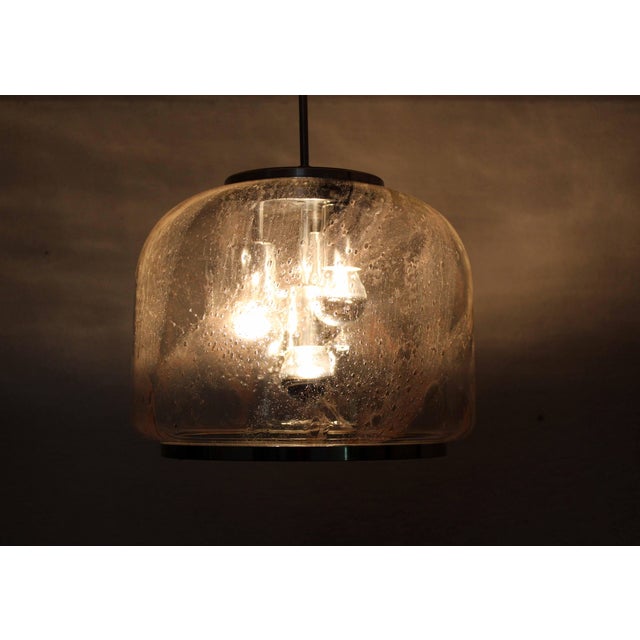 Murano Glass Pendant Light by Doria Leuchten for Doria Leuchten, 1960s For Sale - Image 4 of 13