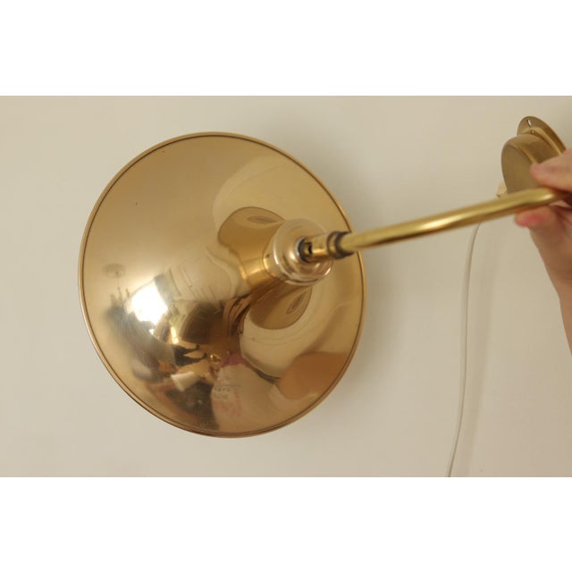 Vintage Trump Shape Lights in Brass by Börje Claes for Norlett Elit, 1960s, Set of 2 For Sale - Image 6 of 18