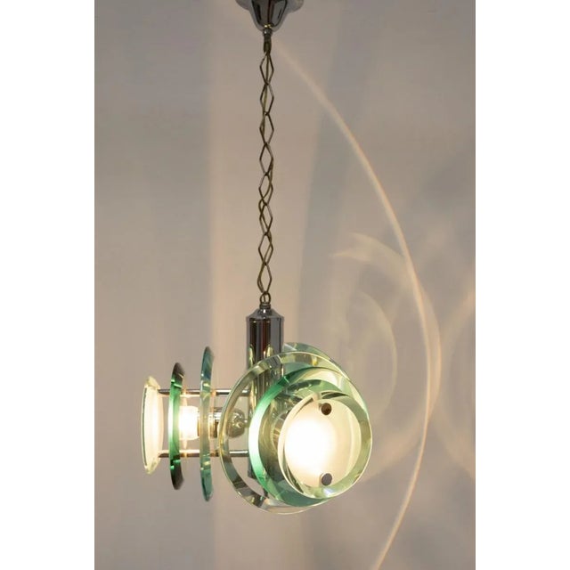 Murano Glass Pendant Lamp, 1960s For Sale - Image 5 of 12