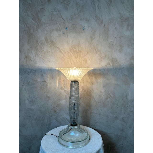 Vintage Table Lamp in Murano Glass, 1950 For Sale - Image 12 of 18