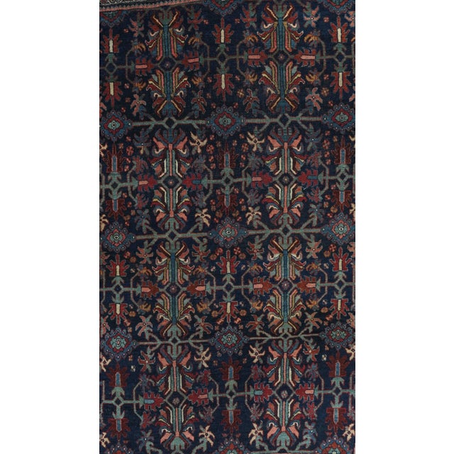19th Century Antique Bidjar Rug 4'4'' x 6'4'' For Sale - Image 5 of 11