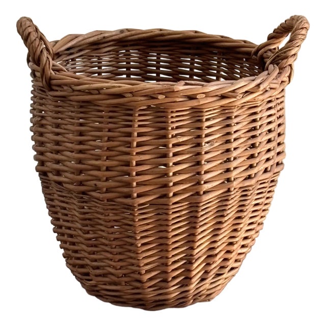 Small Mid-20th Century European Planter Basket For Sale