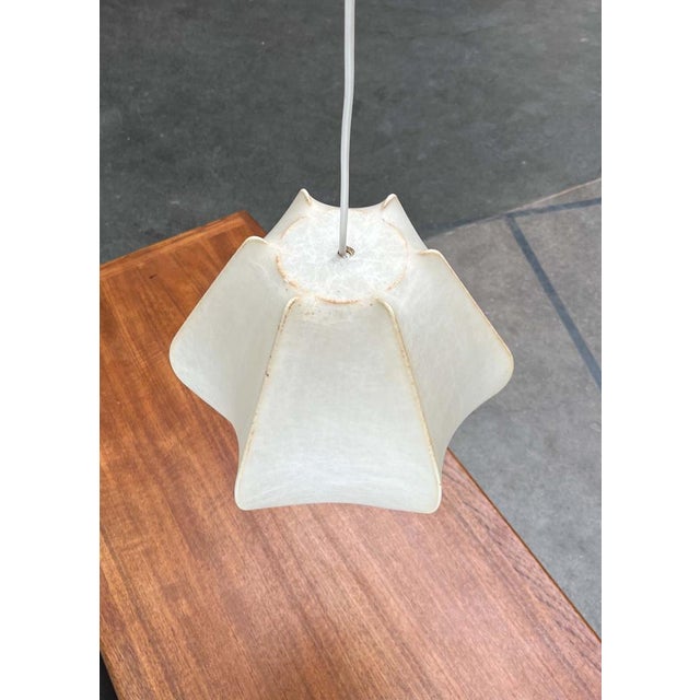 Mid-Century Modern German Cocoon Pendant Lamp by Friedel Wauer for Goldkant Leuchten, 1960s For Sale - Image 11 of 18