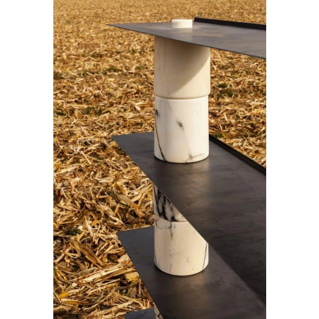 Stacked Marble Console Table by Samuele Brianza For Sale - Image 6 of 8