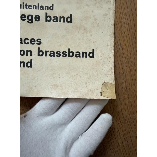 Oude Stijl Jazz Festival Breda, Vintage Poster,printed in Netherlands For Sale - Image 6 of 11