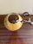 Mid 20th Centur French Provincial Louis XVI Brass Bouillotte Lamp With Yellow Tole Shade For Sale - Image 9 of 11