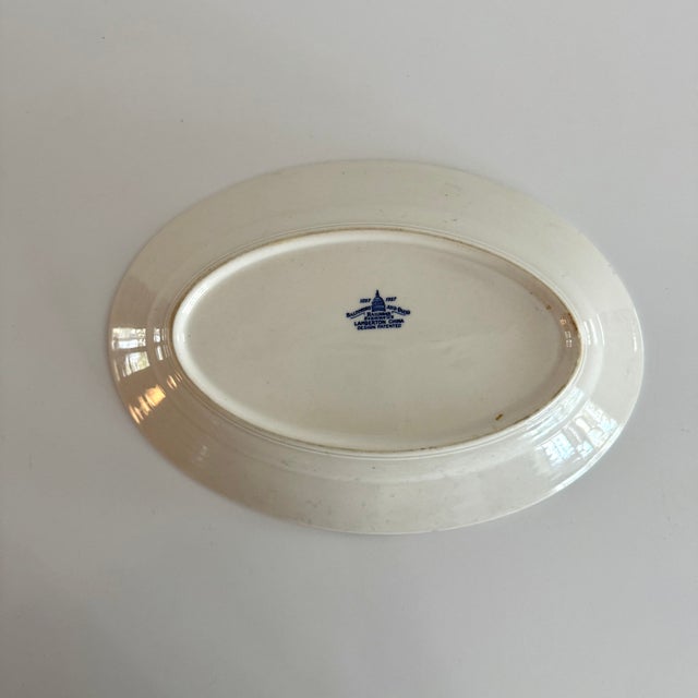 1920s 1927 Commemorative Baltimore and Ohio Railroad Platter For Sale - Image 5 of 6