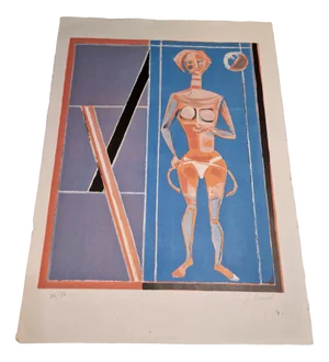 G. Canali, Figurative Composition, 1970s, Lithograph