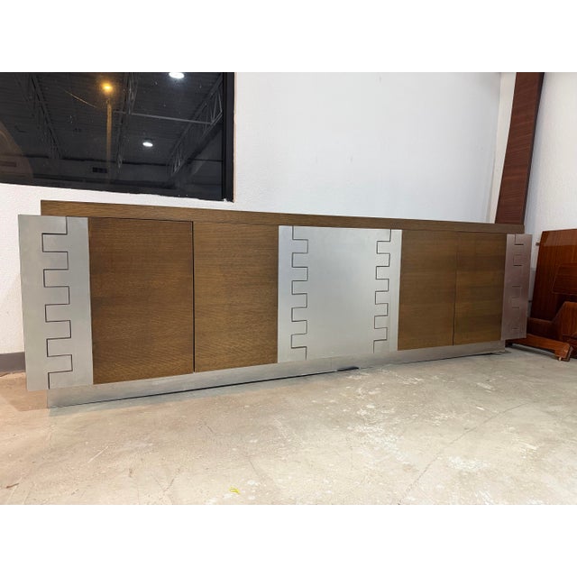 Wood Paul Evans Cityscape Style Credenza by Jamie Herzlinger For Sale - Image 7 of 12