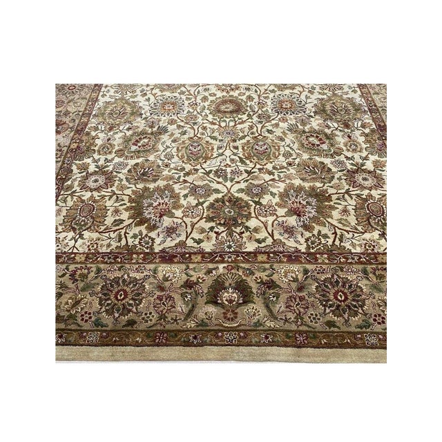 10x14 Handwoven Indian Agra Area Rug - 105381 For Sale - Image 9 of 16