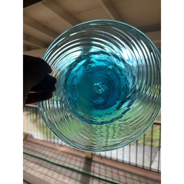 Set of four hand blown in France ultramarine buffet plates for small dishes, salads, desserts. Everything tastes better on...