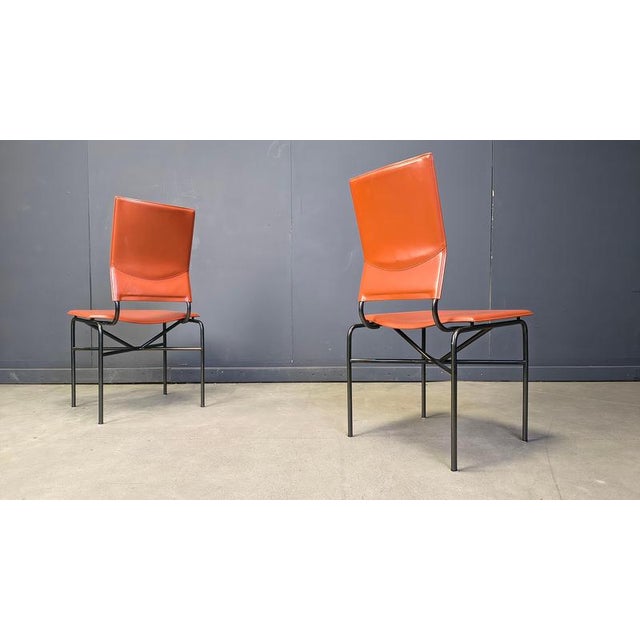 1970s Dining Chairs by Ross Littel for Matteo Grassi, 1970s, Set of 6 For Sale - Image 5 of 17