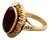 Gold Ring with Oval Shaped Table For Sale