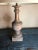 Architectural Finial Wood-Like Table Lamp For Sale - Image 4 of 5