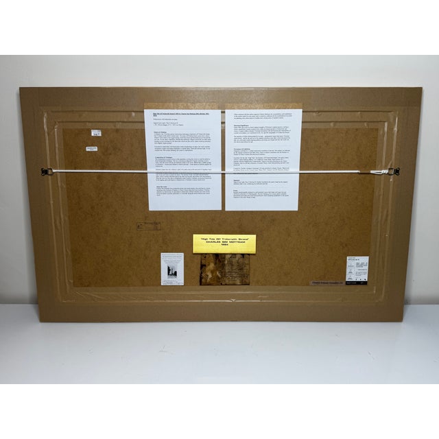 Large Gilt Framed Victorian Painting High Tide Off Trebarwith Strand Dramatic Cornish Shipwreck by Charles Sim Mottram Rba, c.1894 For Sale - Image 15 of 18