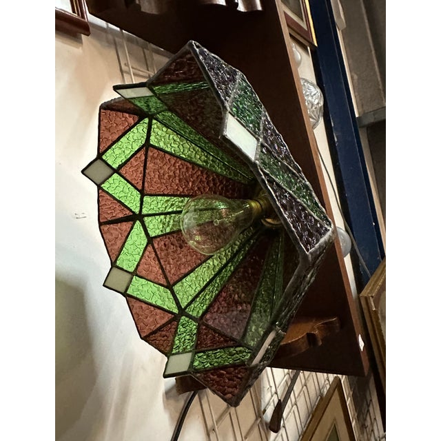 Tiffany Wall Lamp, 1890s For Sale - Image 6 of 7