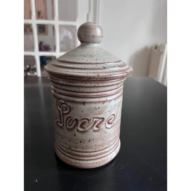 Vallauris Ceramic Pots with Lids, Set of 3 For Sale - Image 6 of 11