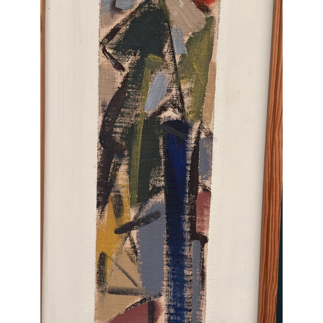 Mid-Century Modern Gösta Falck, Blossoms, 1960s, Oil Painting on Panel, Framed For Sale - Image 3 of 11