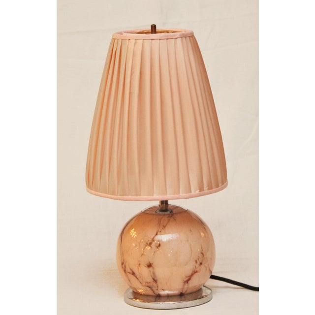 Glass Art Deco Table Lamp, 1920s For Sale - Image 7 of 7