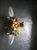 Gold Vintage Florentine Silver-Plated and Gold-Plated 3-Light Ceiling or Wall Lamp from Banci Firenze, Italy, 1960s For Sale - Image 8 of 18