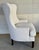 Modern Modern White Surfside Wingback Chair For Sale - Image 3 of 7