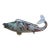 Vintage Murano Style Glass Fish Figurine For Sale