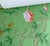 Set of 5 Chinoiserie Tropical Forest Birds and Flowers on Emerald Silk Panels For Sale - Image 6 of 10