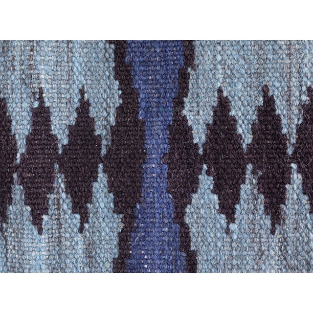 Textile Modern Swedish Flat Weave Runner (Fragment) Doris Leslie Blau For Sale - Image 7 of 8