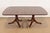 Wood Henredon Georgian Banded Mahogany Double Pedestal Extension Dining Table, Newly Refinished For Sale - Image 7 of 14